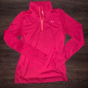 Under Armour Pink Quarter Zip